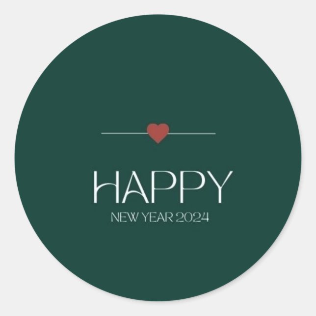 Klassische Round Stickers (Vorderseite)