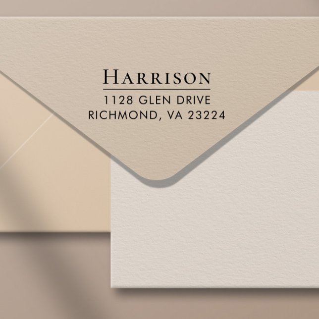 Klassische Rücksendeadresse Permastempel (Add a touch of sophistication and elegance to every envelope with minimal effort)