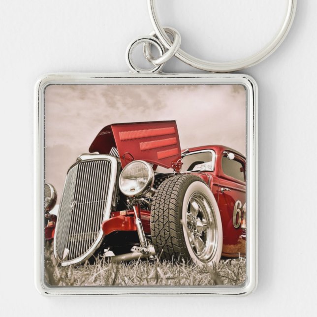Klassische Sammler von Kfz-Mechanikern Schlüsselanhänger (Vorne)