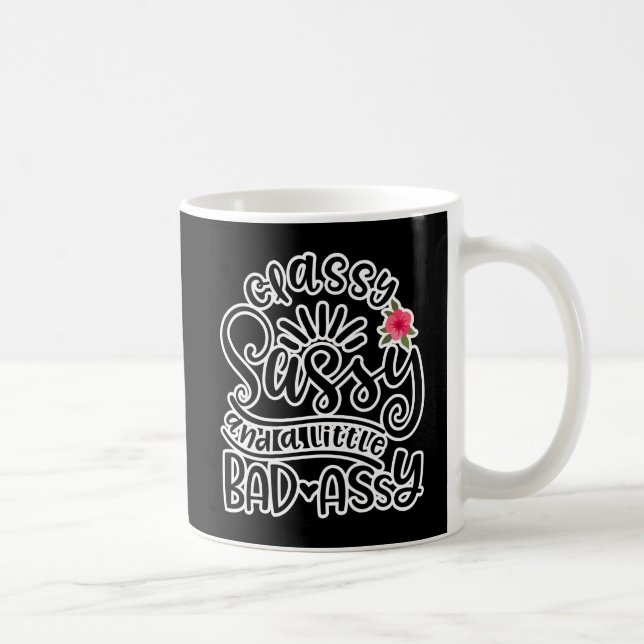 Klassische Sassy und ein wenig schlechte Sassy Sas Kaffeetasse (Rechts)