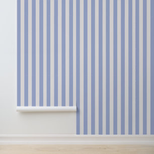 Klassische, schick-blaue Streifen an der Küste Tapete