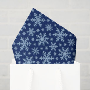 Klassische Schneeflocken Seidenpapier