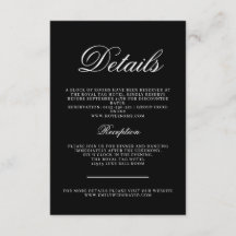 Klassische Schwarz-Weiß-Elegance Kalligraphisch