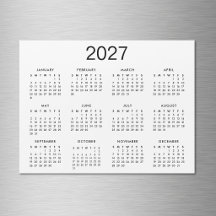 Klassische Schwarz-Weiß-Kalender 2025