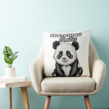 Klassische Schwarz-Weiß-Panda Kunstmalerei