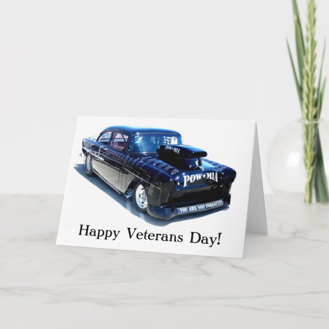 Klassische schwarze Autokarte des glücklichen Karte (Vorderseite)