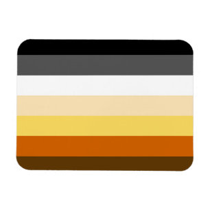 Klassische schwule Bären-Pride-Flagge Magnet