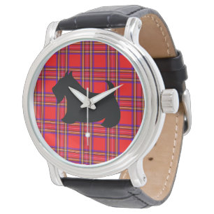 Klassische Scottish Terrier Uhr