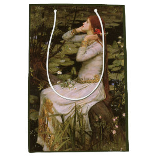 Klassische Shakespeare Ophelia Teich Lilie Fine Ar Mittlere Geschenktüte