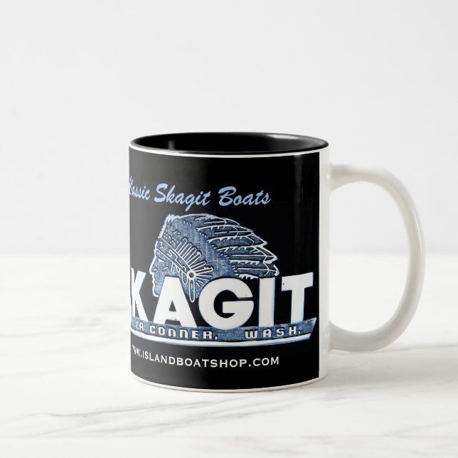 Klassische Skagit Boots-Tasse Zweifarbige Tasse (Rechts)