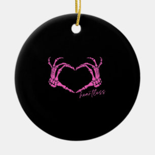 Klassische Skeleton Hands Keramik Ornament