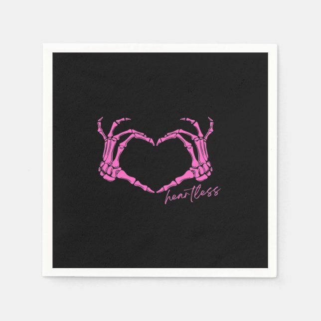 Klassische Skeleton Hands Serviette (Vorderseite)