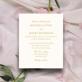 Klassische Skript-Eleganz-QR-Code-4-Foto-Hochzeit Flyer