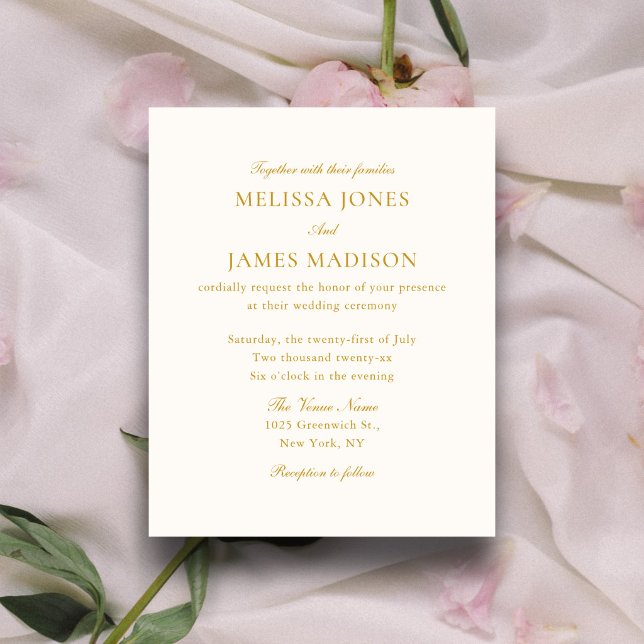 Klassische Skript-Eleganz-QR-Code-4-Foto-Hochzeit Flyer (Von Creator hochgeladen)