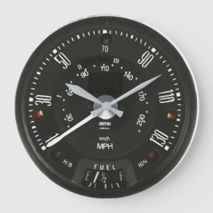 Klassische Smithespeedo-Uhr Große Wanduhr