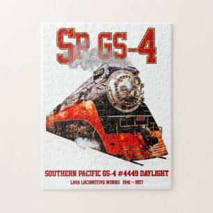 Klassische Southern Pacific GS-4-Dampflokomotive