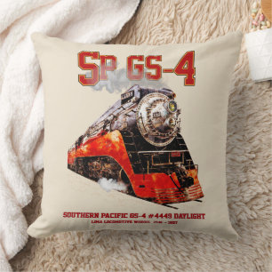 Klassische Southern Pacific GS-4-Dampflokomotive Kissen