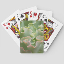 Klassische Spielkarten der grünen Pflanze