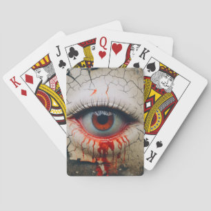 Klassische Spielkarten des Bösen Auges
