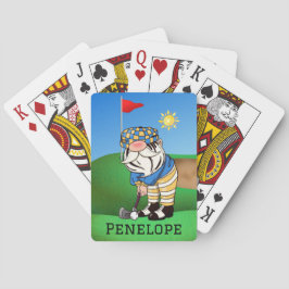 Klassische Spielkarten für das Gnome Golf Monogram