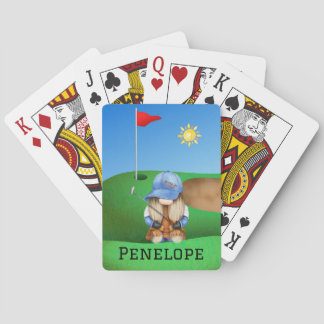 Klassische Spielkarten für das Gnome Golf Monogram
