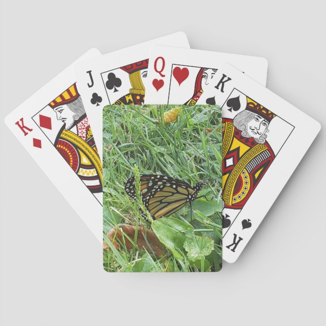 Klassische Spielkarten für den Monarch Butterfly (Rückseite)