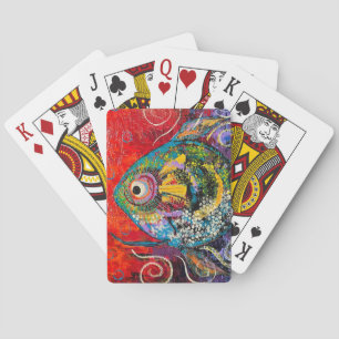 Klassische Spielkarten für Fische