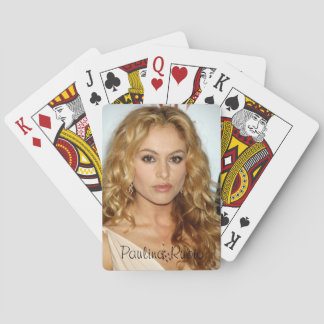 Klassische Spielkarten Paulina Rubios