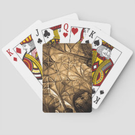Klassische Spielkarten portugiesischer Architektur