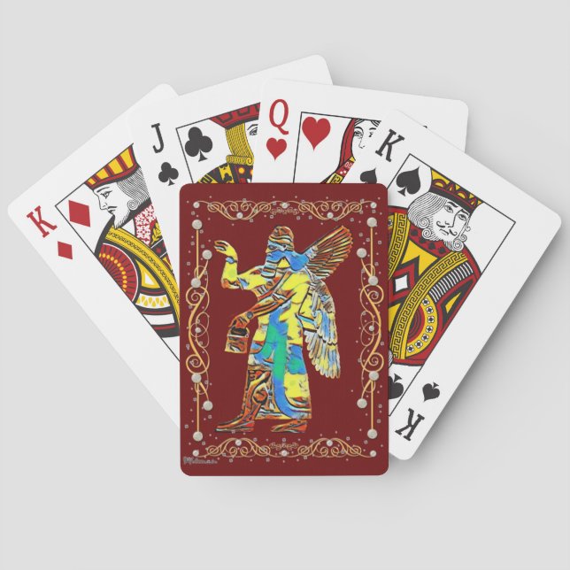 Klassische Spielkarten von Anunnaki (Rückseite)