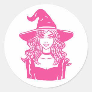Klassische Spooky Jahreszeit Halloween Runder Aufkleber