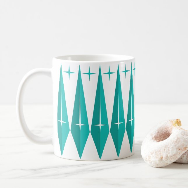Klassische Sterne Kaffeetasse (Mit Donut)