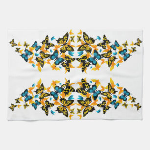 Klassische Stile Butterflies Geschirrtuch