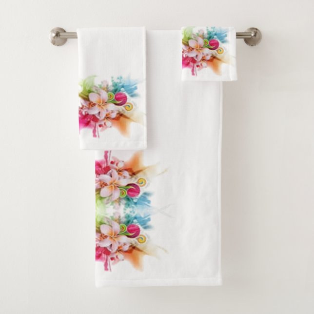 Klassische Stile Florals Badhandtuch Set (Insitu)
