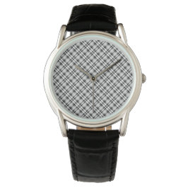 Klassische Stile Kariert Armbanduhr