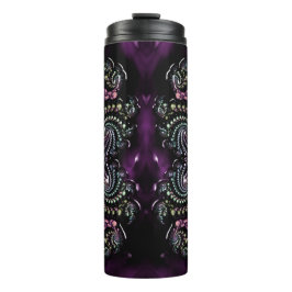 Klassische Stile Scrollwork Thermal Tumbler Thermosbecher