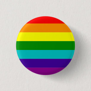 Klassische Stolzflagge (mit Cyan-blauem) Button