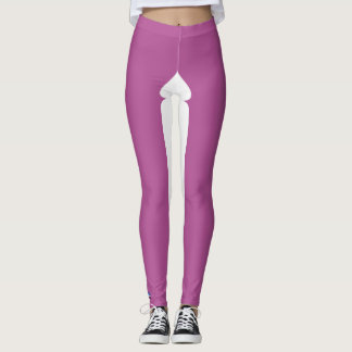 Klassische Streetwear Edition Leggings Pink und We
