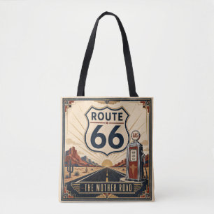 Klassische Südwest-Roadtrip-Einkaufstasche als Sou Tasche