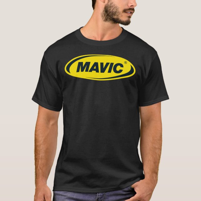 Klassische T - Shirt-Kopie des Mavic Bike Logos T-Shirt (Vorderseite)