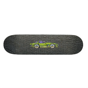 Klassische T Spitzenkorvette u. Skateboard