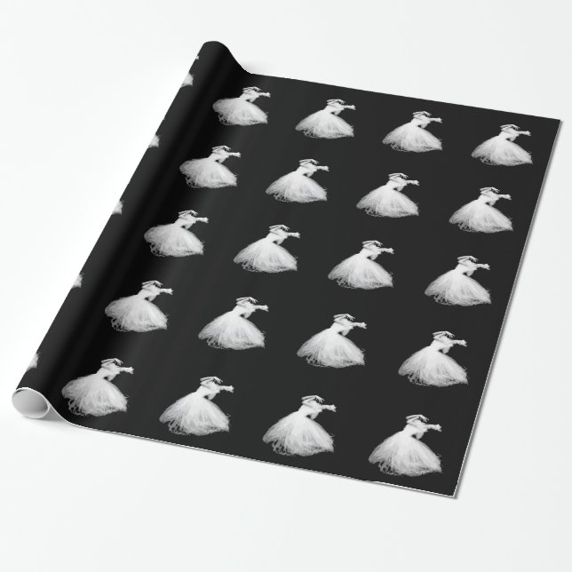 Klassische Tänzeraussehen wie es fliegt Geschenkpapier (Ungerollt)