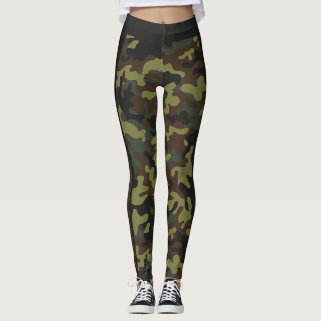 Klassische Tarnungs-versuchtes und wahres Leggings (Vorderseite)