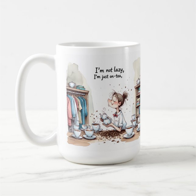 Klassische Tasse, 11 oz Kaffeetasse (Links)