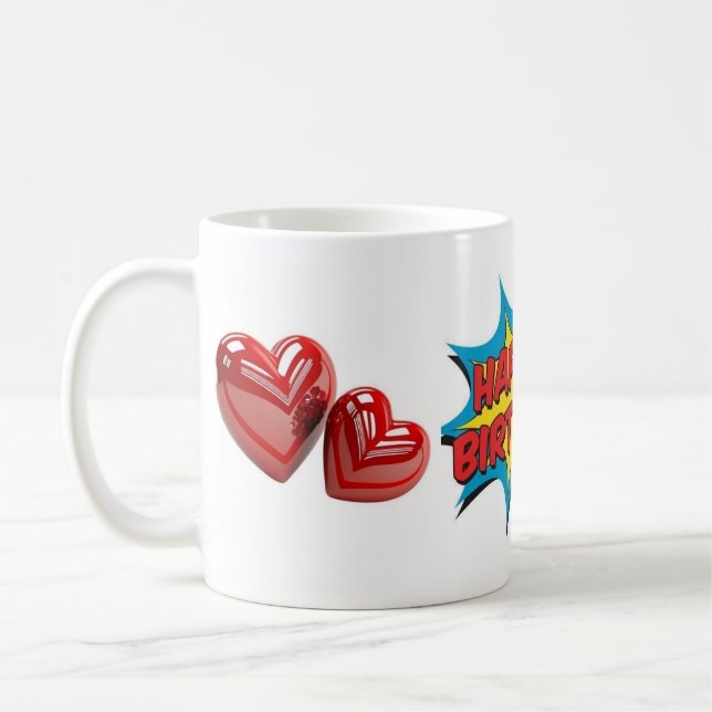 Klassische Tasse, 11 oz Kaffeetasse (Links)