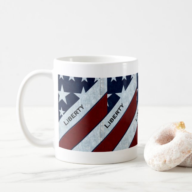 Klassische Tasse, 11 oz Kaffeetasse (Mit Donut)