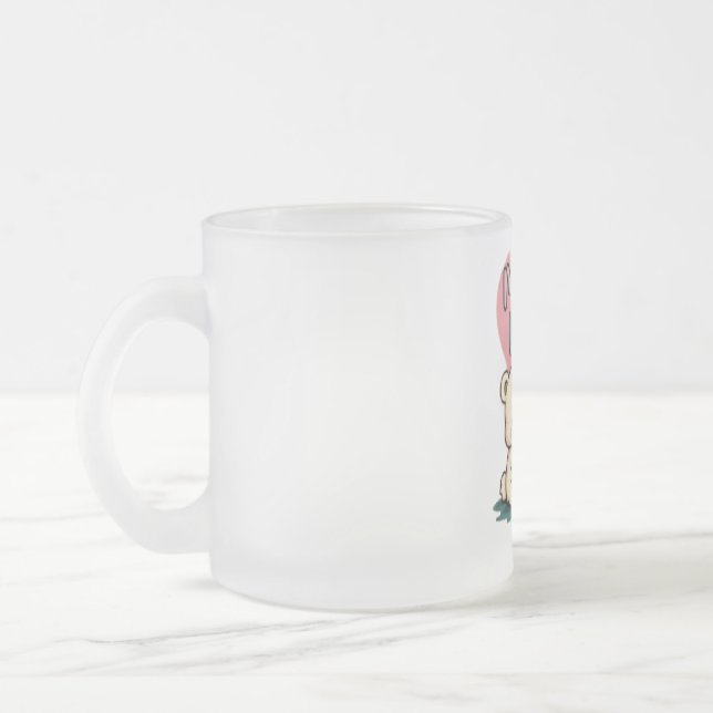 Klassische Tasse, 11 oz .Mama Liebe Perfektes Gesc Mattglastasse (Links)