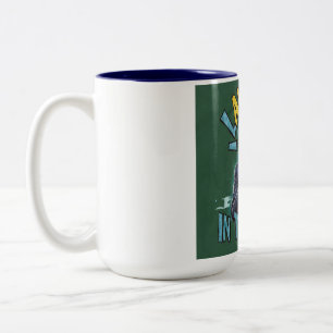 Klassische Tasse, 15 oz LAGHS IN DER BANK Zweifarbige Tasse
