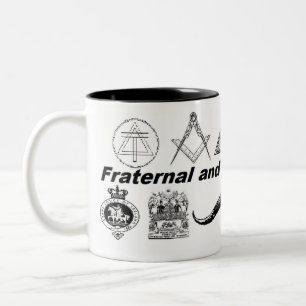 Klassische Tasse, 325 ml Zweifarbige Tasse