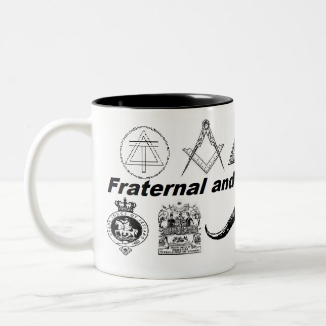 Klassische Tasse, 325 ml Zweifarbige Tasse (Links)